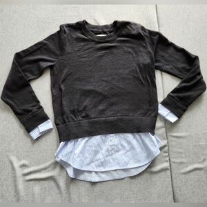 Crewneck Twofer Sweater